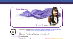 Desktop Screenshot of peruecken.steinhof-haarshop.de